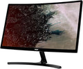 Acer Gaming Monitor 23.6â€ Curved ED242QR Abidpx 1920 x 1080 144Hz Refresh Rate AMD FREESYNC Technology (Display Port HDMI &amp DVI Ports)Black
