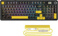ATTACK SHARK X98PRO Wireless Mechanical KeyboardMulti-Function Knob&ampTFT ScreenTri-Mode BT/2.4G Hz/USB-C Wired KeyboardHot-Swap RGB Backlit4000mAh 98 KeysCloud Drivefor Win/Mac/Linux-Starry B