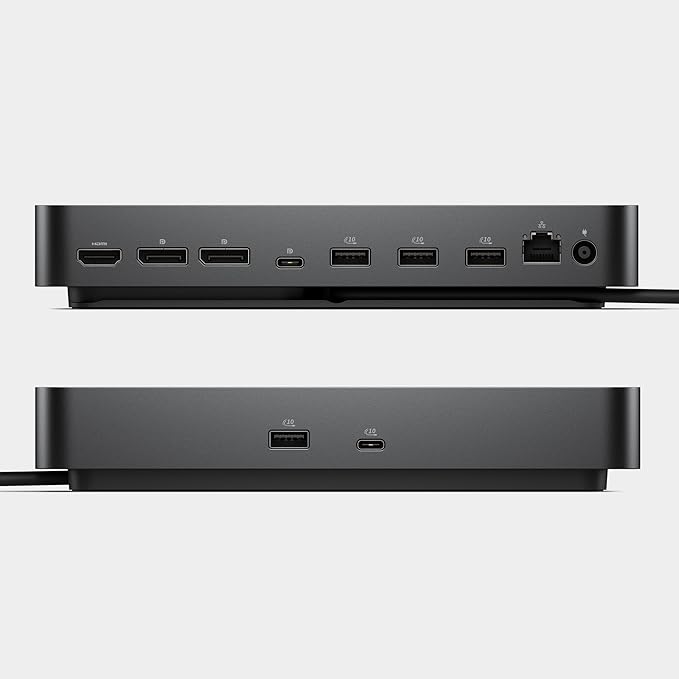 Dell Pro Dock WD25 Docking Station - USB-C with 100W Charging Supports 4 Displays 2X DP 1.4 HDMI 2.1 6 USB Ports 2.5GbE Ethernet Durable Compact Design
