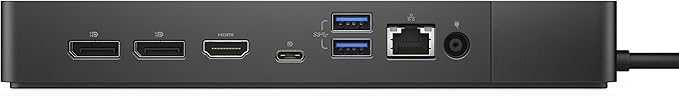 Dell Dock WD19S 180W WD19S-180W Wired USB 3.2 0DELL-WD19S180W 99111874 (WD19S-180W Wired USB 3.2 Gen 2 (3.1 Gen 2) Type-C 101001000 Mbit/s Black 5120 x 2880 Pixels DC)