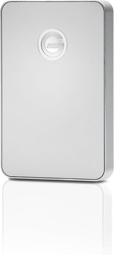 G-Technology G-DRIVE mobile 500GB Portable FireWire and USB 3.0 Drive for Time-Machine (Silver) (0G02383)