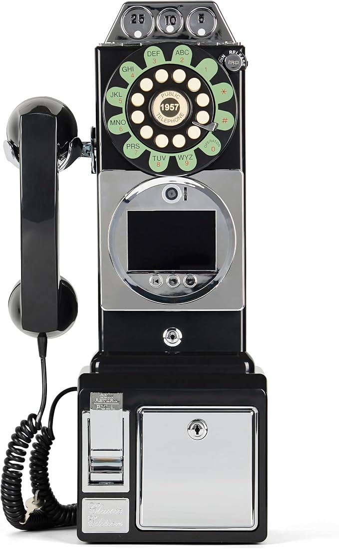 Video Guest Book Audio Guest Book Wedding Phone Record Preserve Your Special Occasions for Wedding Bridal Shower Baby Shower Birthday Graduations Anniversary (Black)