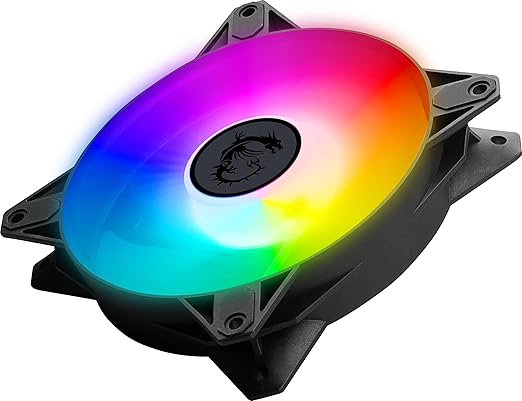 MSI MPG F120 ARGB-3B - 1200 RPM 120mm Anit-Vibration ARGB Fans