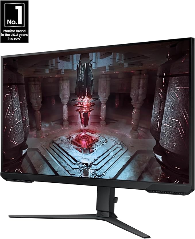 SAMSUNG 27-Inch Odyssey G51C Series QHD Gaming Monitor 165Hz 1ms VESA Display HDR10 AMD FreeSync Premium Black Equalizer Virtual Aim Point LS27CG512ENXZA