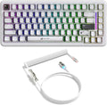 ATTACK SHARK X82 PRO HE Magnetic Gaming Keyboard8KHz Polling RateAdjustable Actuation Rapid TriggerTri-Mode Wireless PC Keyboard with 5000mAh BatteryCloud/Software Drive for Win/MacComic