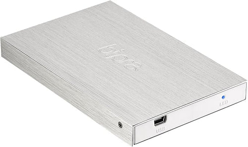 120Gb 120 Gb 2.5 Inch FAT32 External Hard Drive Portable USB 2.0 - Silver - 1 Year Warranty from Limited