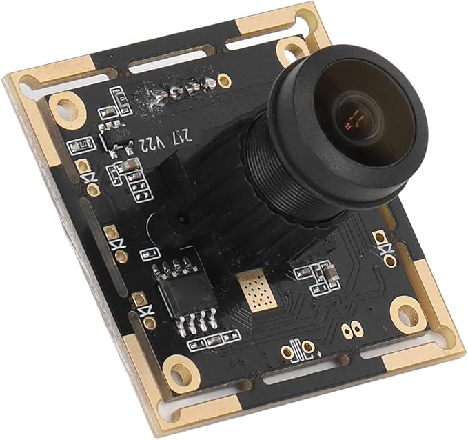 1MP USB Camera Module with HD 1280x720 Resolution Built in Video Webcam Board for Industrial Components Easy Plug and Play No Driver Needed 180° Wide Angle View MJPEG Format