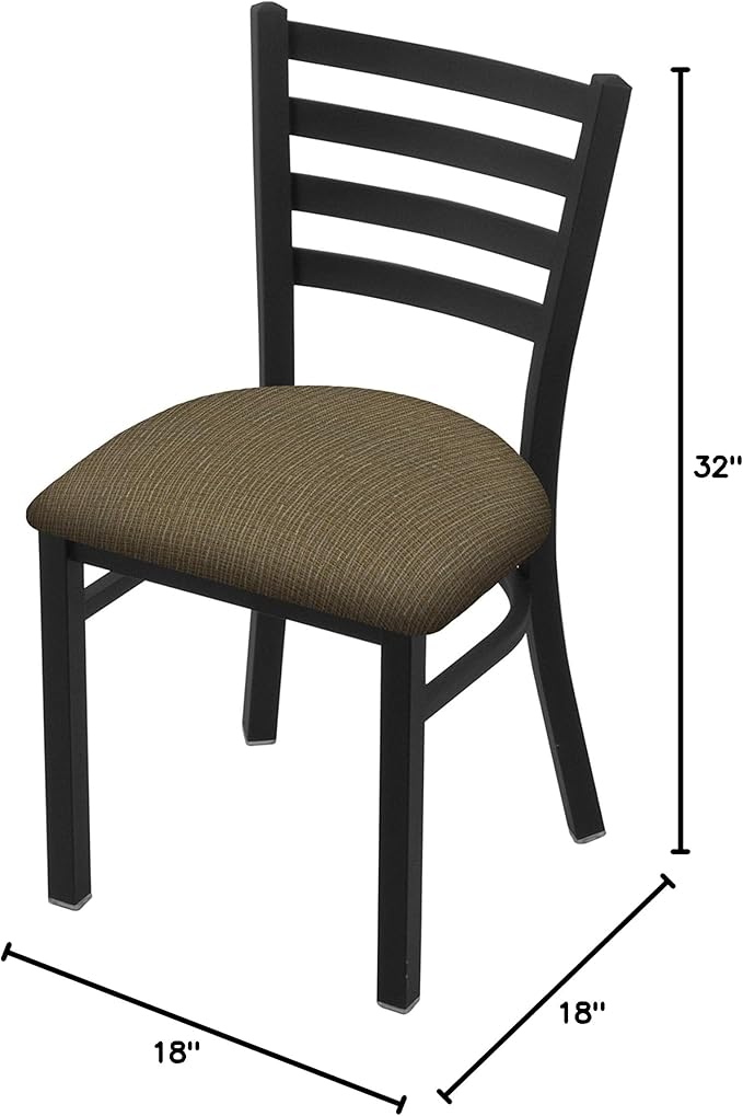 HBS 400 Jackie 18 Chair with Black Wrinkle Finish and Graph Cork Seat