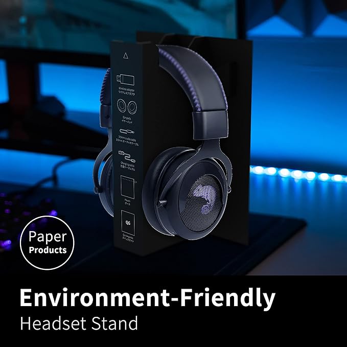 Brook 2.4GHz Wireless Headset - Cross-Platform Wireless Gaming Headset for PS5 PS4 PC Mac Android and NS Low Latency (with Extra Earpads)