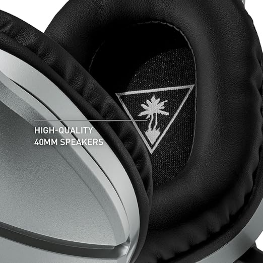 Turtle Beach Recon 70 Silver Gaming Headset - PS4 PS5 Nintendo Switch Xbox One &amp PC