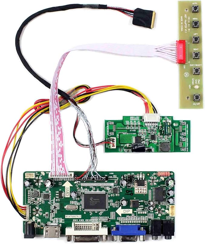 VSDISPLAY DVI VGA Audio LCD Board Work for 15.4inch 1440x900 40Pin LVDS Interface WLED Backlight LTN154BT08-R03/R06 LP154WP3-TLA1/TLA2/TLA3 LP154WP4-TLAA/TLB1 N154C6-L04/L06