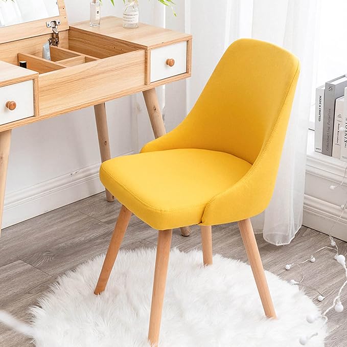 Mlaea Dining Bedroom Living Room Chair Gaming Club Bar Chair with Backrest Office Conference Reception Chair 43 * 43 * 84CM(Size:43 * 43 * 84CMColor:C)