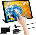 GeeekPi 10.1 inch Capacitive Touchscreen for Raspberry Pi HDMI Monitor IPS 1280X800 LCD Display with Dual-Speaker for Raspberry Pi 5/4B/3B+/3B/B+ with Mount Hole to Install Raspberry Pi Board