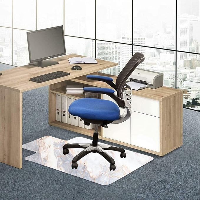 Custom Gaming Chair Mat Design Your Own Desk Mat for Rolling Chair and Computer Desk Surface Polyester &amp Rubber Back 36 X 48 with Lip Rectangle Chair Carpet Peru