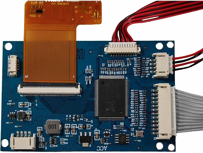 VSDISPLAY 3.5 Inch 640x480 IPS LCD Screen VS035T-001AT 400 Nits Display Panel with VGA AV Video Input LCD Controller Board