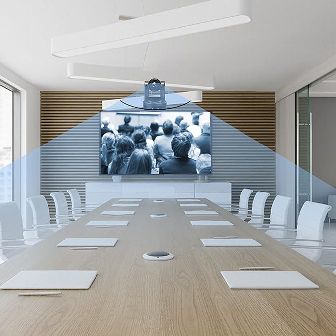 gernie 10X Optical Zoom PTZ Camera 1080P Video Conference Camera HD 1080P Web Camera Conference Room Camera for Meeting Broadcast Live Streaming Meeting Online Learn (US Plug) gernieckfiwytg1z-11
