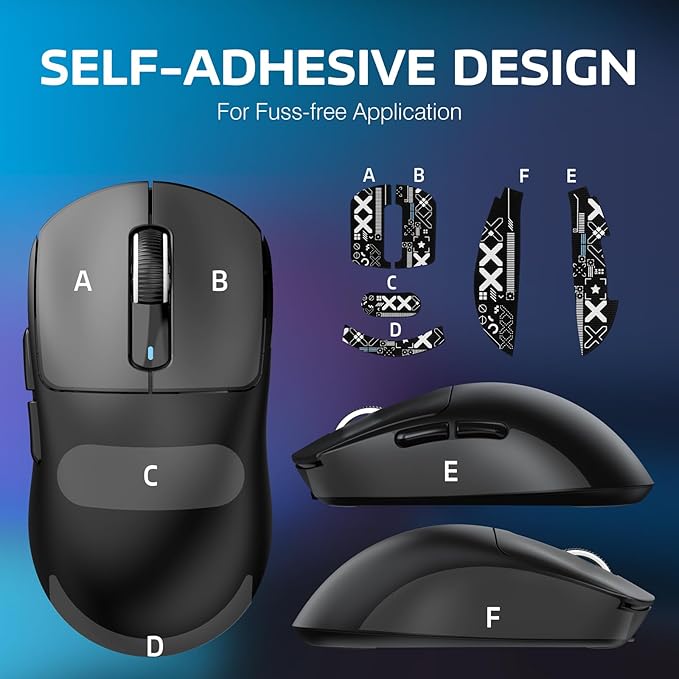 MANBASNAKE Attack Shark X3 Wireless Gaming Mouse 49g Lightweight Triple Mode Ergonomic Computer Mouse PAW3395 26K DPI Sensor 200h Battery Life Griptape Programmable Buttons for PC/Laptop/Mac/Win