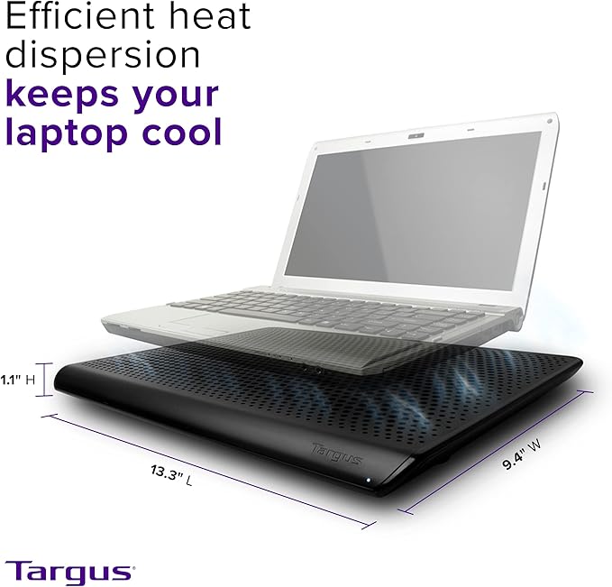 Targus Chill Mat for up to 16-Inch Laptop Black (PA248U5)