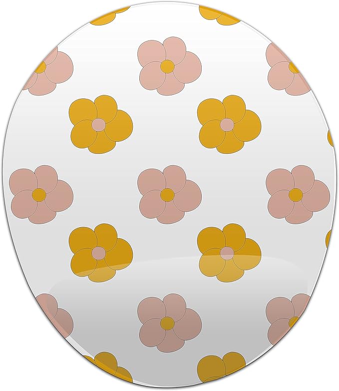 Ergonomic Mouse Pad with Wrist Rest Digital Printed Mouse Mat for Tendon Sheath Problems Non-Slip Base for Office and Home Size: 20 x 23 cm
