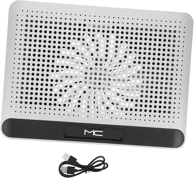 Laptop Cooling Pad Laptop Stand Aluminum Alloy Cooler Thin Silent Mute Design Dual USB Interface for 18