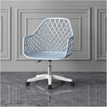 Adjustable Office Computer Chair with Armrest Backrest Office Chairs Armchair Computer Chair Office Furniture Lift Swivel Gamer Chair(Blue)