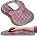 Mouse Pad Wrist Support Ergonomic Mouse Pad with Massage Dot Comfortable Computer Mouse Pad for Laptop Wrist Rest Pain Relief Mousepad with Non-Slip PU Base for Office &amp Home 12 x 8 in