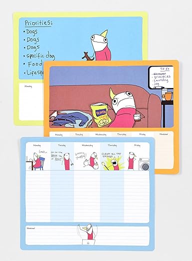 Hyperbole and a Half Notepad (and Mouse Pad): 54 Sheets 6 Designs