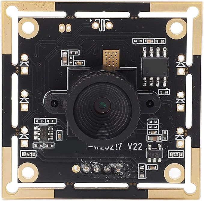 USB Camera Module 1MP 720P 60 Degree View 30FPS Frame Rate Black - QR Code Scanning Face Recognition USB Plug and Play