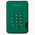 iStorage diskAshur2 HDD 1TB Green | Secure portable hard drive | Password protected | Dust &amp water resistant | Hardware Encryption