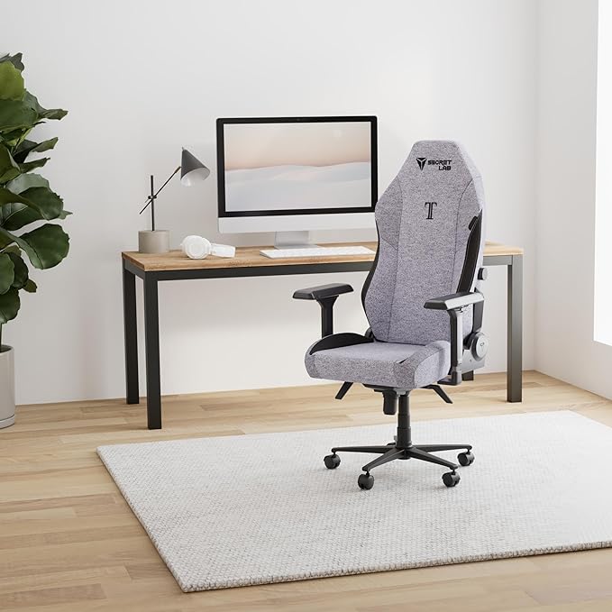 Secretlab Titan Evo Cookies &amp Cream Gaming Chair - Reclining Ergonomic &amp Comfortable Computer Chair with 4D Armrests Magnetic Head Pillow &amp 4-Way Lumbar Support - Gray - Fabric