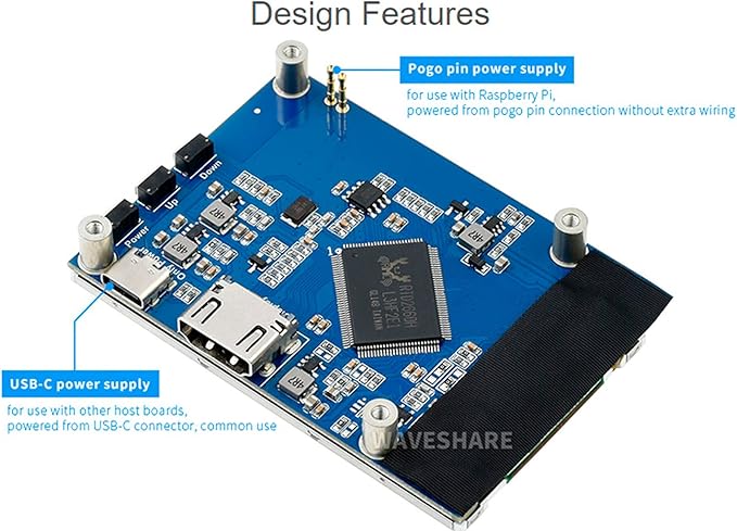 waveshare 3.2inch IPS LCD Display (H) for Raspberry Pi 4B/3B+/3B/2B/Zero/Zero W/Zero WH and Jetson Nano and Windows 11/10/8.1/8/7 480×800 Pixel Adjustable Brightness No Touch