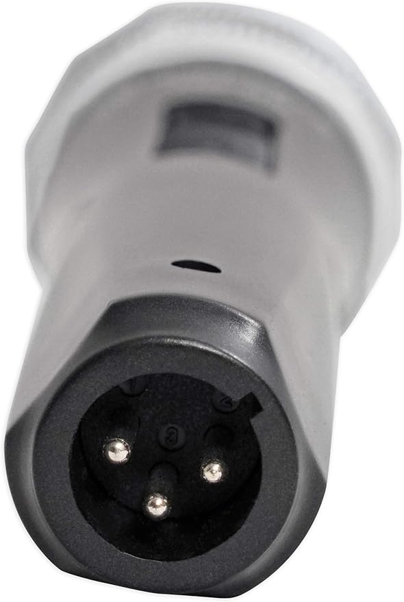 Rockville RMP-XLR Dynamic Super Cardioid Microphone 10ft XLR Cable Rugged Plastic Body Clear Sound M-06 Cartridge for Vocals and Instruments 3-Piece