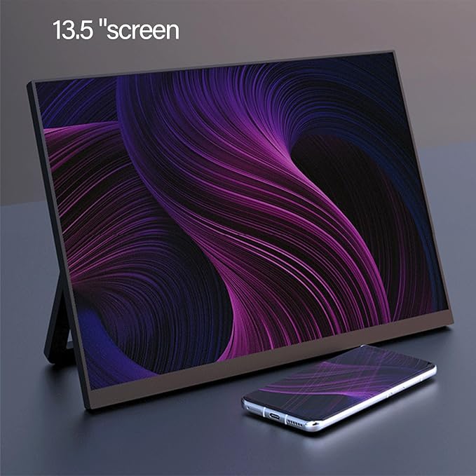 13.5Inch 2256x1504 Resolution Portable Display Monitors for Switches/XSS with Eye Protections Screen Single Rod