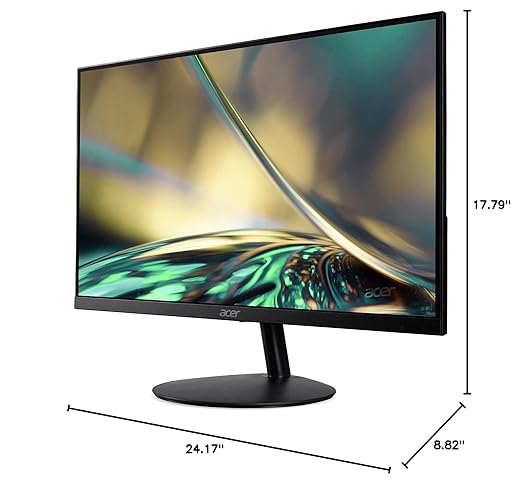 acer SB272U Ebiip 27 WQHD 2560x1440 IPS Zero-Frame Gaming Office Monitor | AMD FreeSync Technology | Ultrathin Stylish Design | 100Hz | 1ms VRB | Low Blue Light | Display Port &amp 2 x HDMI 2.0 Port