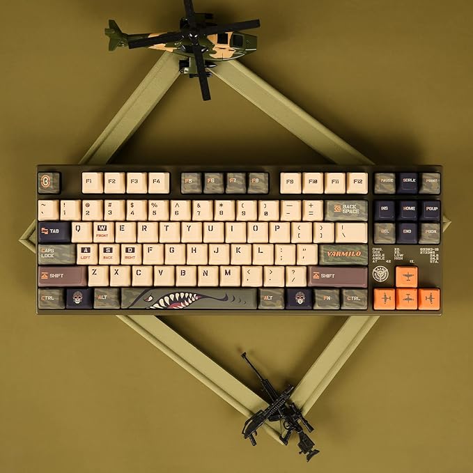 Varmilo VA Series V2 Warrior Soar TKL Mechanical Keyboard (Cherry MX Silent Red)