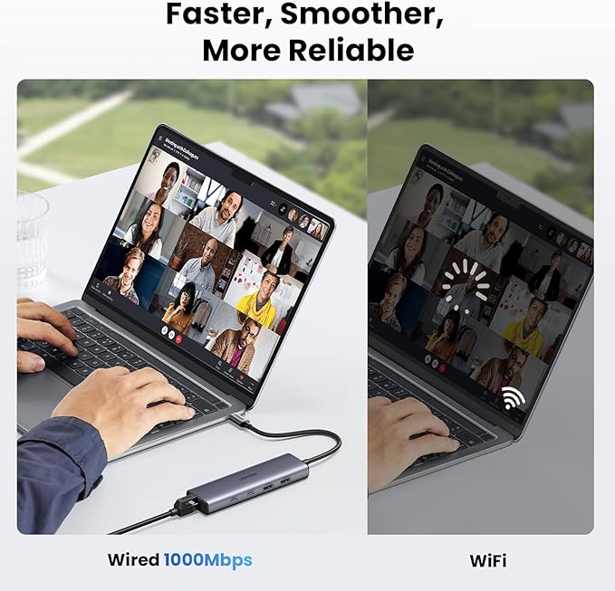 UGREEN USB C to Ethernet Adapter 2.5Gb Bundle with USB 3.2 to 5-in-1 USB C Hub