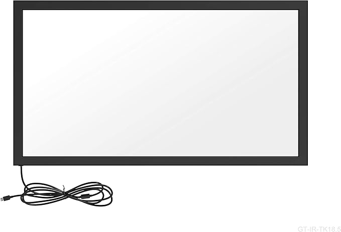 GreenTouch 18.5 Inch Multi IR Touch Screen Interactive Infrared Touch Screen Panel IR Touch Bezel with 3mm Thickness Tempered Glass…