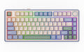 EPOMAKER x Aula F75 Gasket Mechanical Keyboard 75% Wireless Hot Swappable Gaming Keyboard with Five-Layer Padding&ampKnob Bluetooth/2.4GHz/USB-C RGB (Green Crescent Switch)