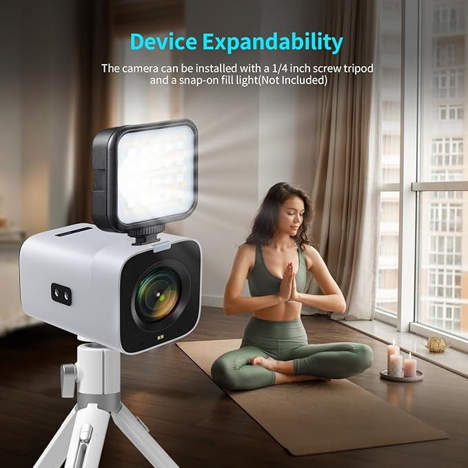 TOALLIN 4K 60FPS Box Video Camera 20X Optical Zoom Support PoE/SDI/HDMI/USB TOF AutoFocus Built-in Dual Mics Live Streaming Camera for Church Worship Online Education &amp Video Conferencing