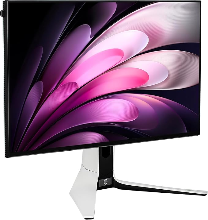 Alienware AW2723DF Gaming Monitor - 27-inch (2560 x 1440) 280Hz Display 1ms Response Time NVIDIA G-Sync Height/Tilt/Swivel/Pivot Adjustability - Lunar Light Bundle with Accessories