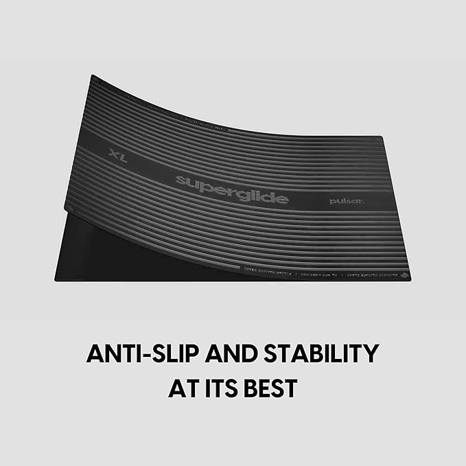 Pulsar Gaming Gears Superglide Pad v3 Type-S – Alumino-Silicate Glass Gaming Mouse Pad Soft R-Edge Anti-Slip Silicone Base 420mmx330mm (L Green)