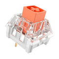 Kailh Box Heavy Orange Switches for DIY Mechanical Keyboard3-pin/60gf Tactile/RGB/LED/IP56 Water&ampDustproof/Long Life switches(Orange72pcs)