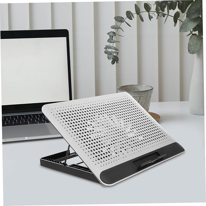 Laptop Cooling Pad Laptop Stand Aluminum Alloy Cooler Thin Silent Mute Design Dual USB Interface for 18