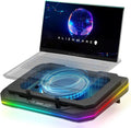 Cooling Pad for Dell G16 7630 Gaming Laptop Cooler with Powerful Turbo Cooling Fan Can Fast Cooling CPU+GPU 40°C Variable Speed6 RGB Light ModeTouch ControlLCD Screen