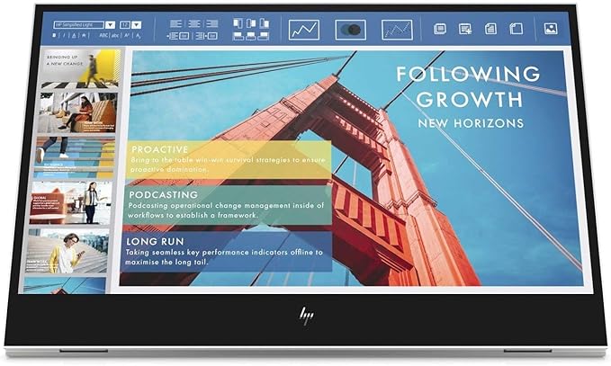 HP E14 G4 14 Class Full HD LCD Portable Monitor - 16:9 - Silver - 14 Viewable - in-Plane Switching (IPS) Technology - 1920 x 1080-400 Nit - 5 msGTG (OD) - 60 Hz Refresh Rate - USB Hub