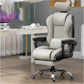 Gaming Chair with Footrest Reclining High Back Computer Game Chair with Lumbar Support and Headrest Gray