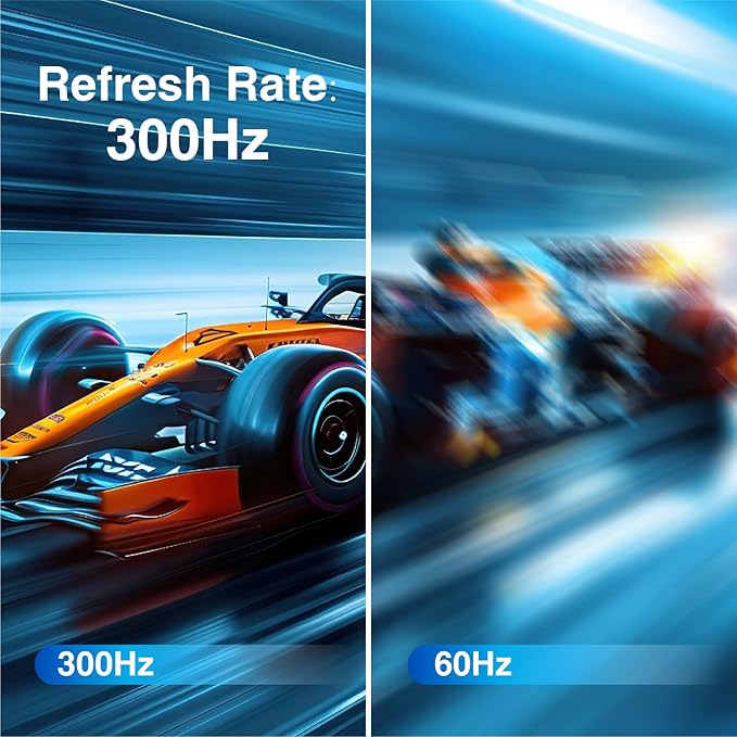 ArcticPro 24.5 inch 300Hz 240Hz Gaming Monitor FHD 1080p 1ms PC Monitor Gaming IPS Adaptive sync PC Monitor NTSC 85% sRGB 120% Ultra Slim DP x2 HDMI x2 VESA with DP Cable up to 300Hz