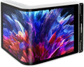 Portable Water Cooling Curved Screen Monitor 6.5 inch 2K 2560×1440 IPS with Magnic Stand External Computer Laptop OLED Monitor for PC Laptop Desktop (White)