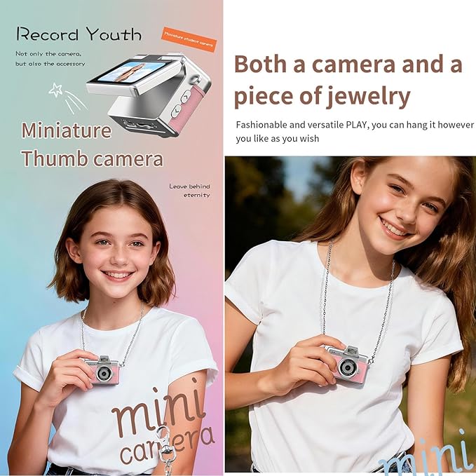 Lightweight Keychain Camera 25g Compact Size 1080P Video 32GB Storage Portable for Travel Parties Accessory Lightweight