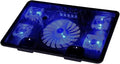 Compatible for 10-17 Laptop Cooling Pad 5 Fans 2 USB Ports LED Notebook PC Cooler Stand